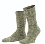 Falke Tagessocke Brooklyn Crew (Bootsock, Grobstrick-Optik) thymiangrün Herren - 1 Paar